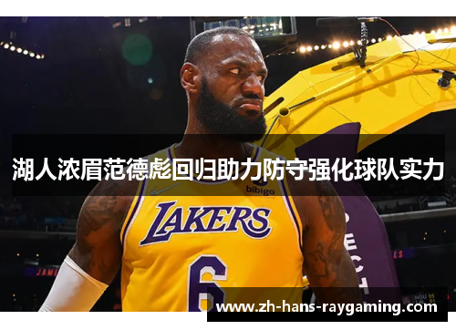 湖人浓眉范德彪回归助力防守强化球队实力