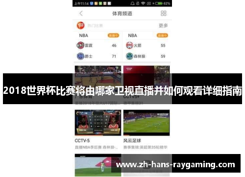 2018世界杯比赛将由哪家卫视直播并如何观看详细指南